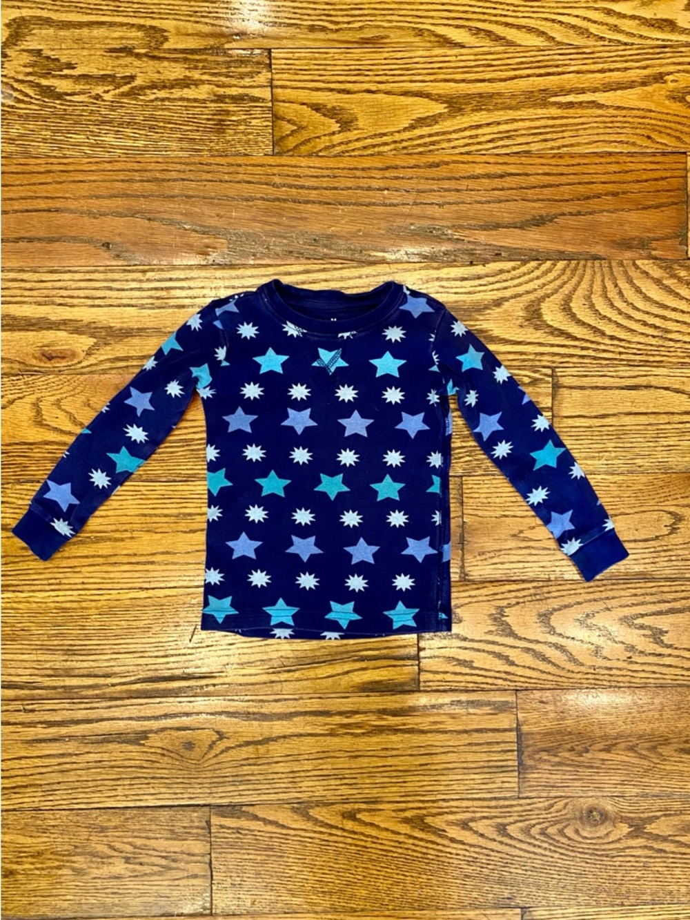 2/$30 or 1/$20 - Primary Kids Navy Snowflake Stars Pajama Set - Size 2-3